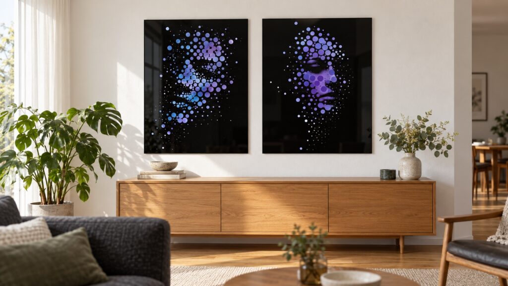 Step Back: Dots – Bildwirkung im Raum