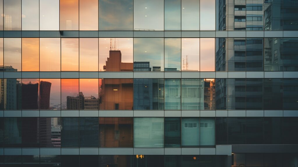 Borrowed Skyline – Urban Afterglow von Markus Baron
