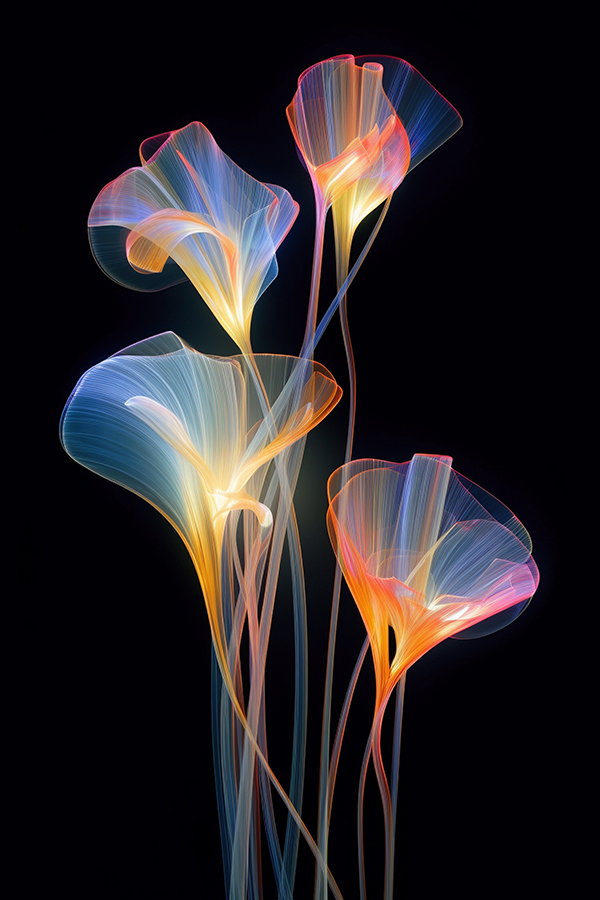 The Neon Serenade – Botanical Reverie von Markus Baron
